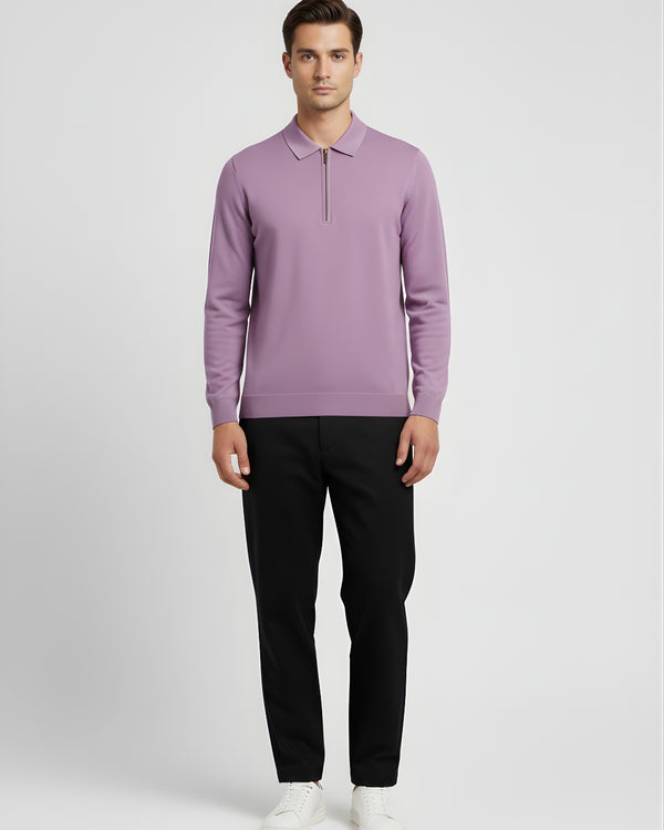 Old skool (LIGHT PURPLE)Flex lock zip polo