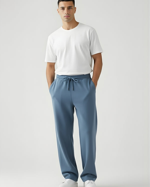 Imported Oversized (STEAL BLUE) Plain Trouser